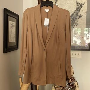 Camel Double Knit Jacket